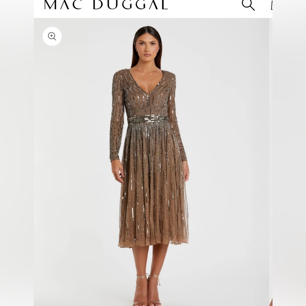 Mac Duggal Midi Dress - Picture 2 of 14